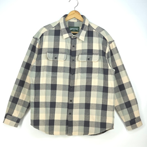 American Eagle Outfitters Other - American Eagle Plaid Shacket Mens XL Button Up Barn Shirt Chore Outdoor Gorpcore